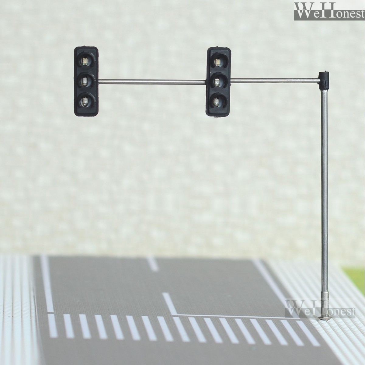 1 x HO / OO Traffic Light Signal LED Model Train Architecture crossing Street #4